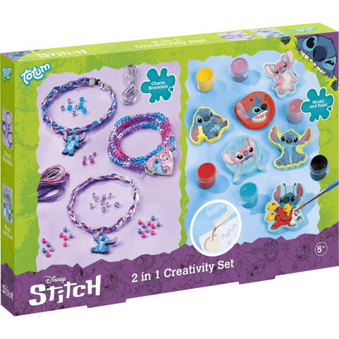 Totum Set 2 in 1 Stitch - Bratari & figurine