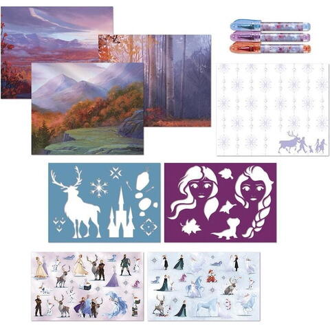 Totum Carte de activitati & pixuri - Frozen