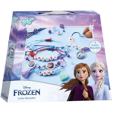 Totum Set bratari cu litere - Frozen