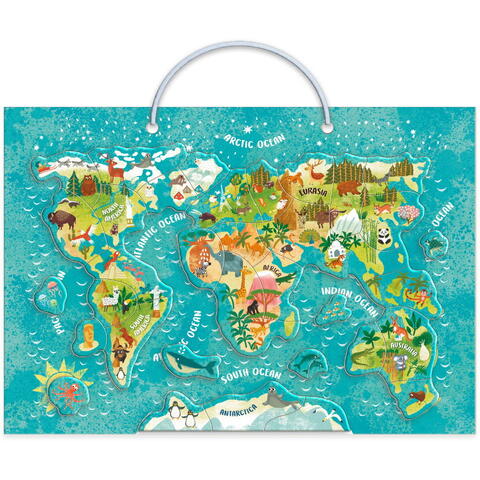 Dodo Puzzle magnetic - Lumea animalelor (36 piese)