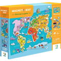 Dodo Puzzle magnetic - Harta lumii (118 piese)