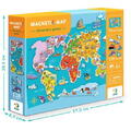 Dodo Puzzle magnetic - Harta lumii (118 piese)
