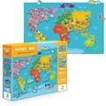Dodo Puzzle magnetic - Harta lumii (136 piese)