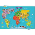 Dodo Puzzle magnetic - Harta lumii (136 piese)