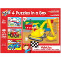 Galt Set 4 puzzle-uri Vehicule (4, 6, 8, 12 piese) - RESIGILAT