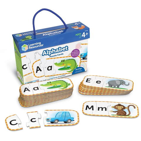 Learning Resources Set 26 de puzzle-uri Alfabet (3 piese)