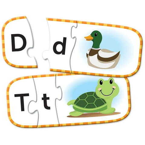 Learning Resources Set 26 de puzzle-uri Alfabet (3 piese)