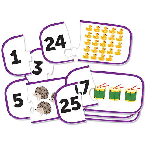 Learning Resources Joc de asociere - Invat sa numar pana la 25