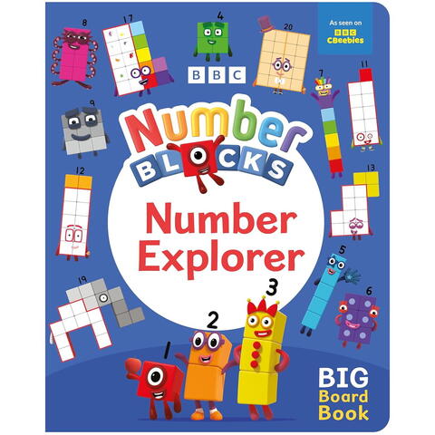 Carte cu activitati Numberblocks - Exploram numerele