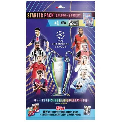 Set album abtibilduri Topps 24/25 UEFA Champions League - Starter Pack