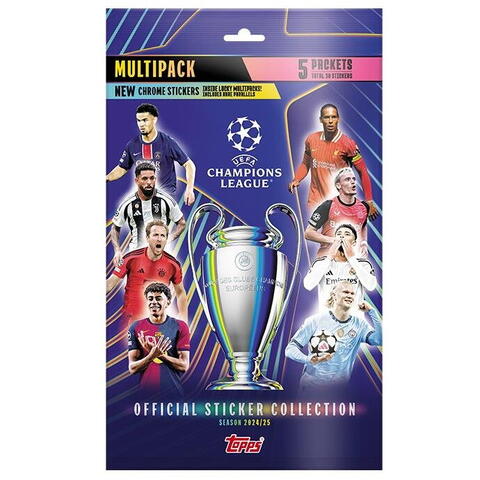 Set abtibilduri Multipack - Topps 2025 UEFA Champions League