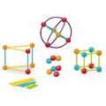 Bufnitel Set de constructie STEAM - Forme 3D (70 piese)
