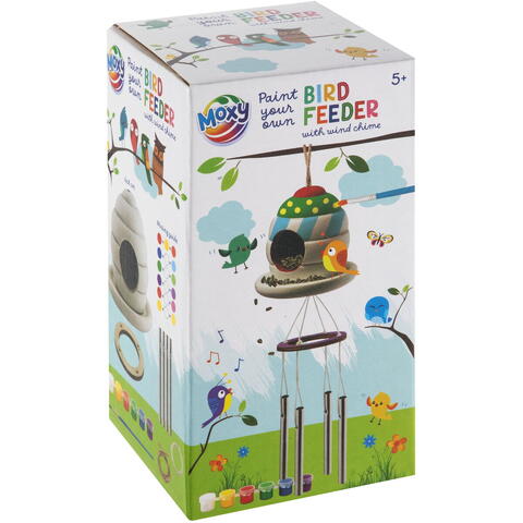 Moxy Set creativ - Casuta pasarilor cu clopotel de vant