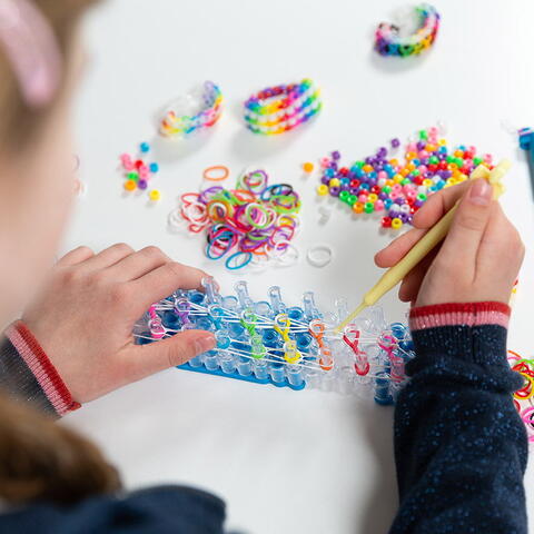 Totum Set creativ cu elastice - Loom i Do
