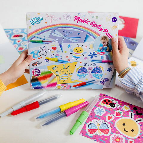 Totum Set creativ - Carioci magice de suflat