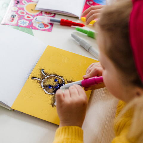 Totum Set creativ - Carioci magice de suflat