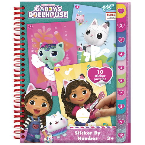 Totum Carticica cu activitati si abtibilduri - Gabby's Dollhouse