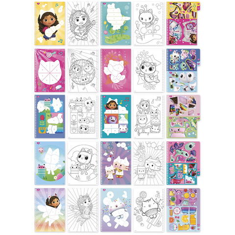 Totum Carticica cu activitati si abtibilduri - Gabby's Dollhouse