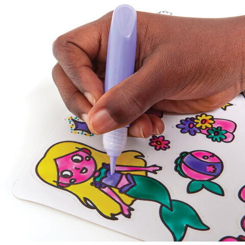 Brainstorm Coloreaza abtibilduri - Taramul basmelor