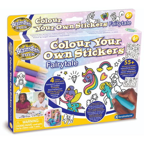 Brainstorm Coloreaza abtibilduri - Taramul basmelor