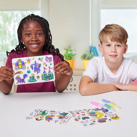 Brainstorm Coloreaza abtibilduri - Taramul basmelor