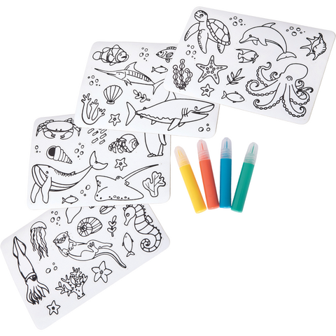 Brainstorm Coloreaza abtibilduri - Lumvea acvatica