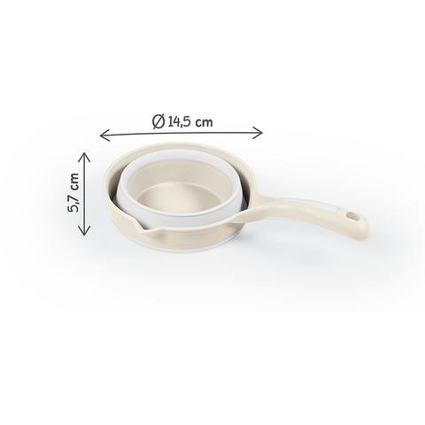 Dolu Nuve Set 3 in 1 cu cadita pliabila - Bej