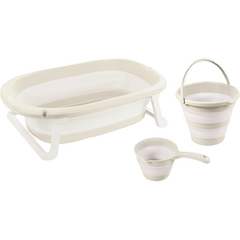 Set 3 in 1 cu cadita pliabila - Bej