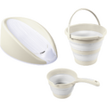 Dolu Nuve Set 3 in 1 cu suport anatomic pentru cadita - Bej