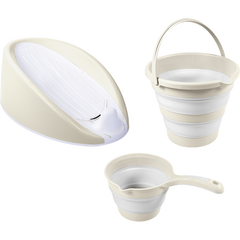 Set 3 in 1 cu suport anatomic pentru cadita - Bej