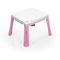 DOLU Masuta de activitati 3 in 1 pentru copii - Alb& roz