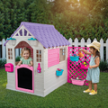 DOLU Casuta pentru copii premium - Alb& roz