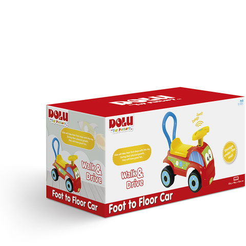 DOLU Masina fara pedale Foot to Floor - Rosu
