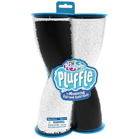 Educational Insights Spuma de modelat Playfoam Pluffle™ Twist -  Alb si negru