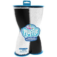 Spuma de modelat Playfoam Pluffle™ Twist -  Alb si negru