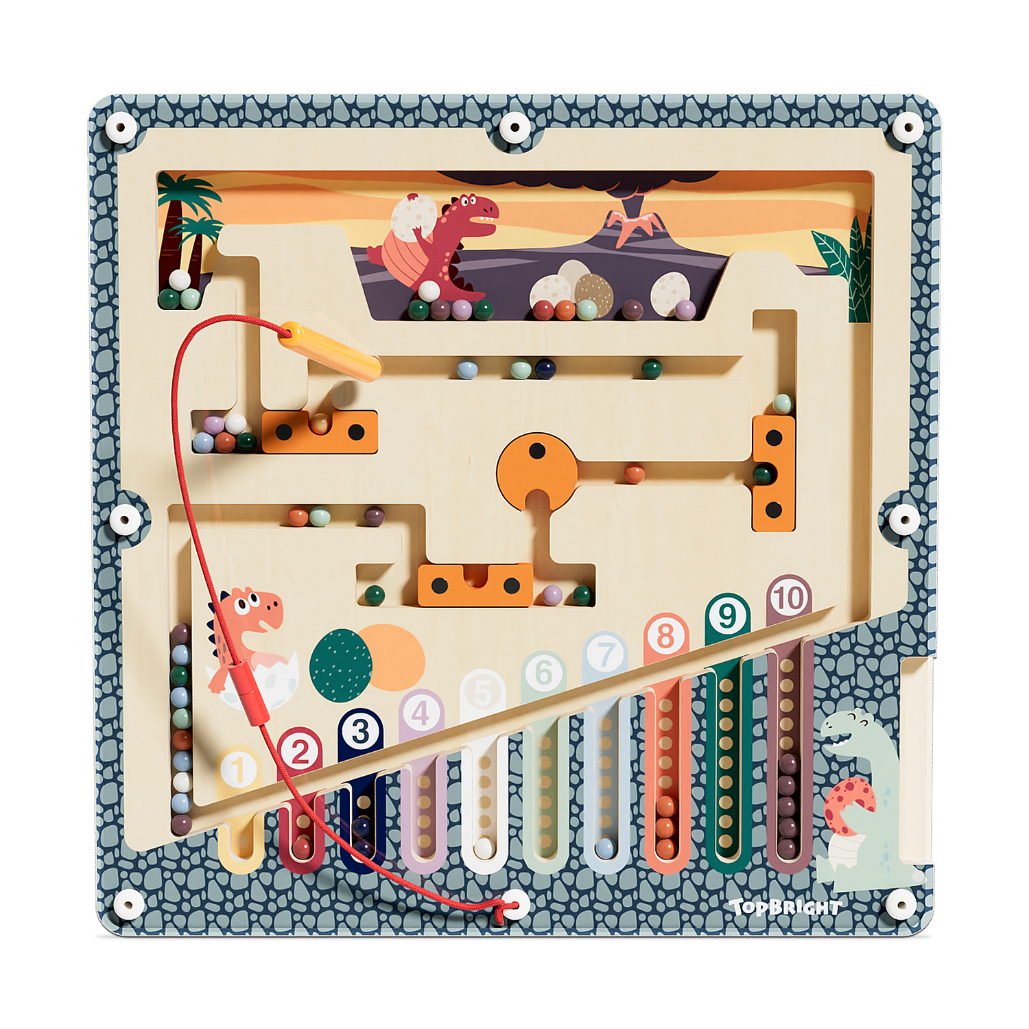 Jucarii Educative - Puzzle labirint - Cursa dinozaurului