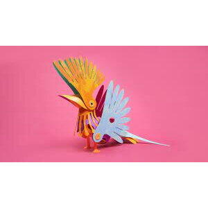 Clixo® joc magnetic de construit - Pasari tropicale (22 piese)