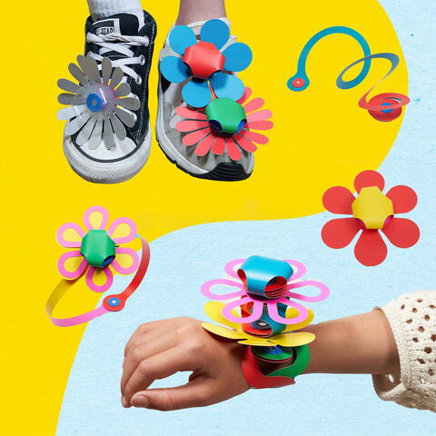 Clixo® joc magnetic de construit - Bijuterii colorate (28 piese)