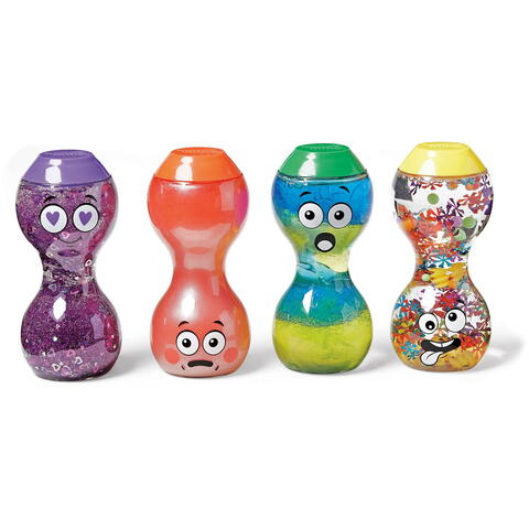 Hand2Mind Clepsidre senzoriale cu emotii - Rusinat, amuzant, surprins & iubit