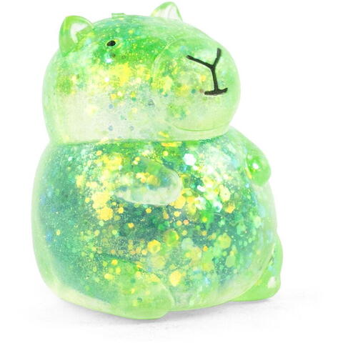 Keycraft Jucarie antistres cu sclipici - Capybara