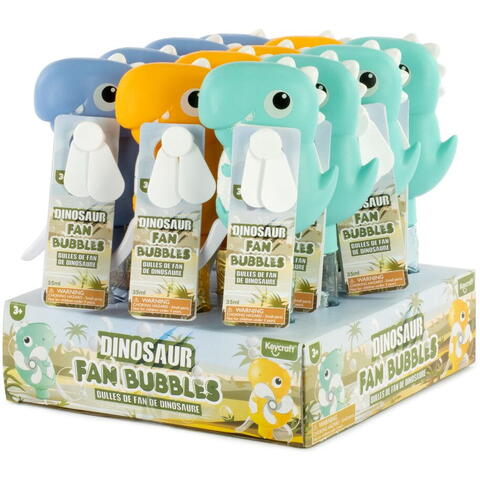 Keycraft Baloane de sapun cu ventilator - Dino