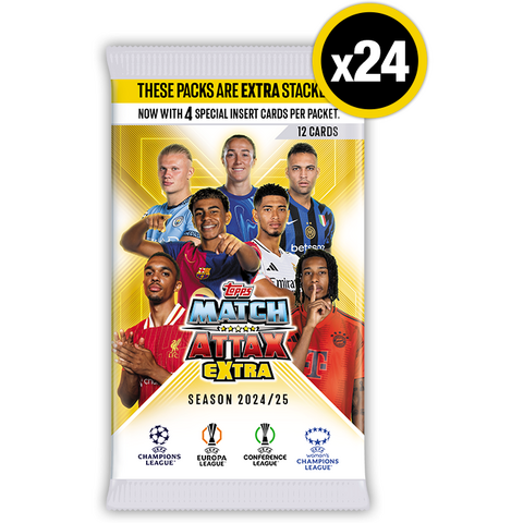 Topps Cutie 24 pachete cartonase - Match Attax Extra 2025 - Full Box