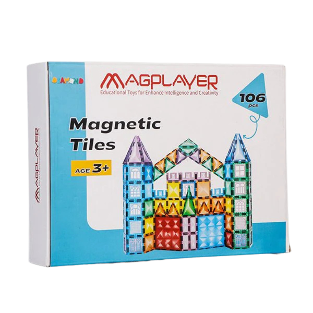 Jucarii creative - Set de constructie magnetic 3D - 106 piese
