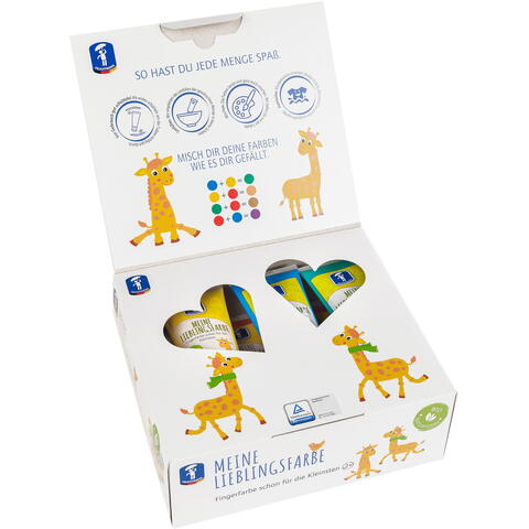 FEUCHTMANN Set 6 tuburi vopsea pictura cu degetele - Basic