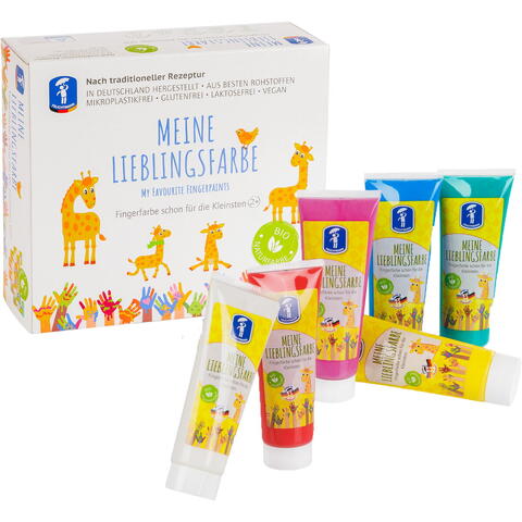 FEUCHTMANN Set 6 tuburi vopsea pictura cu degetele - Basic