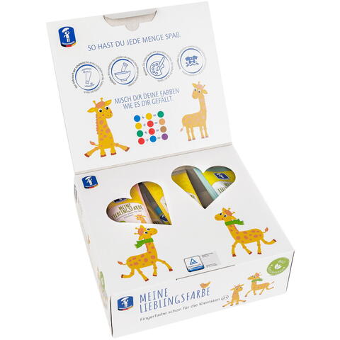 FEUCHTMANN Set 6 tuburi vopsea pictura cu degetele - Pastel