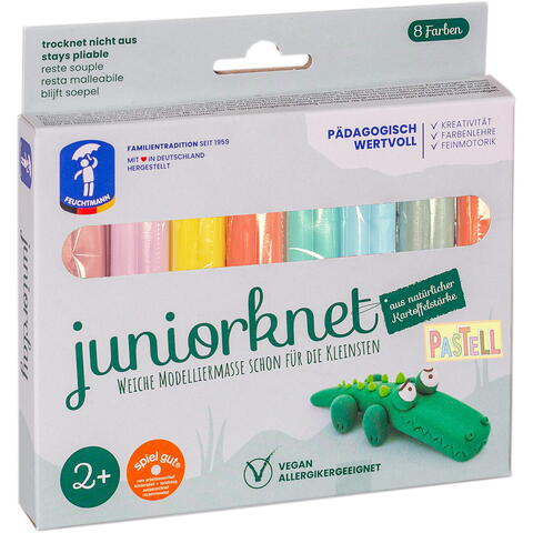 FEUCHTMANN Plastilina non-toxica - 8 culori pastel