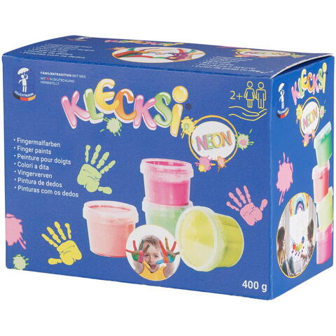 FEUCHTMANN Vopsea pentru pictura cu degetele - 4 culori neon