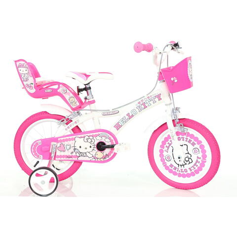 DINO BIKES Bicicleta copii 14" - Hello Kitty la plimbare