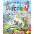 GIRASOL Carte cu 6 puzzle-uri - Unicornii
